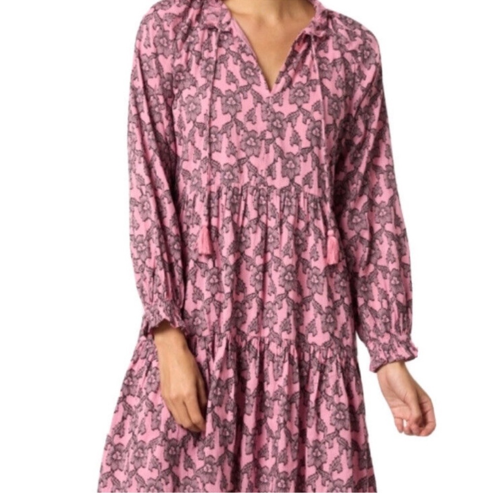 Anthropologie + Roller Rabbit Janni Long Sleeve Dress